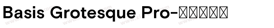 Basis Grotesque Pro字体转换